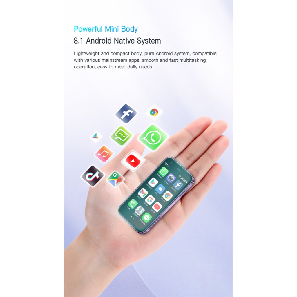SOYES XS15 Mini Android8.1 Smart Phone 3.0 Inch Display 2GB RAM 16GB ROM Dual SIM Standby Play Store 3G MINI Phone